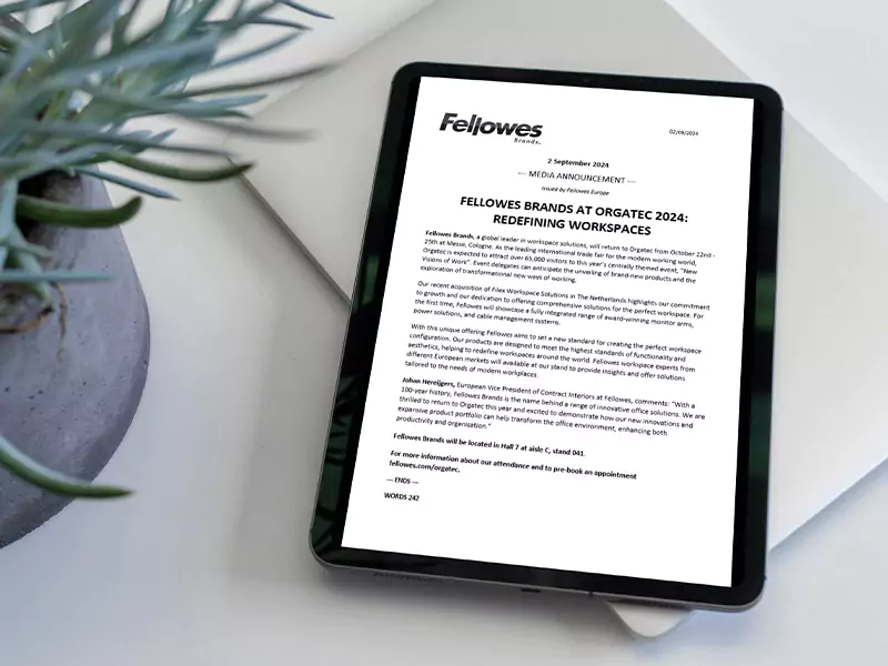 Image of a press release