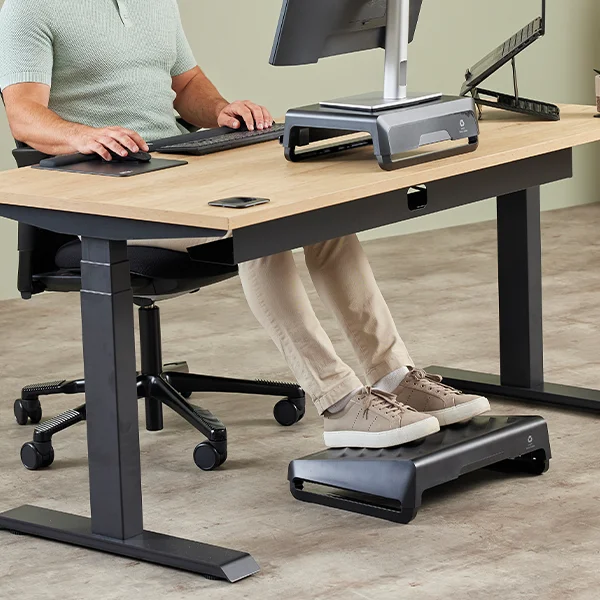 Using a footrest