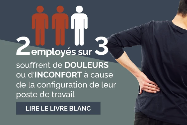 Man holding his back in pain