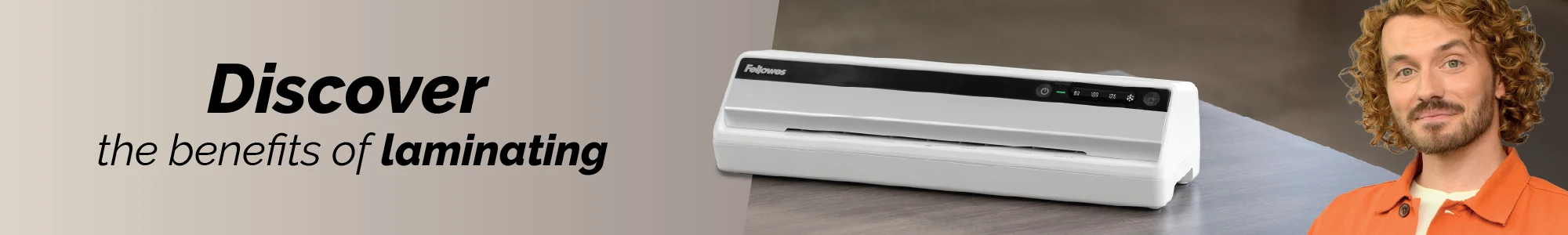 Image of a laminator and the Worklife Coach