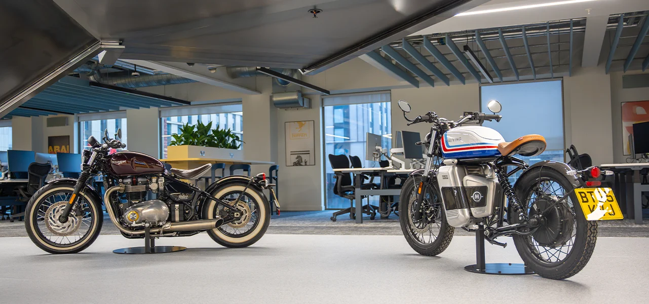 Motorbikes in the office
