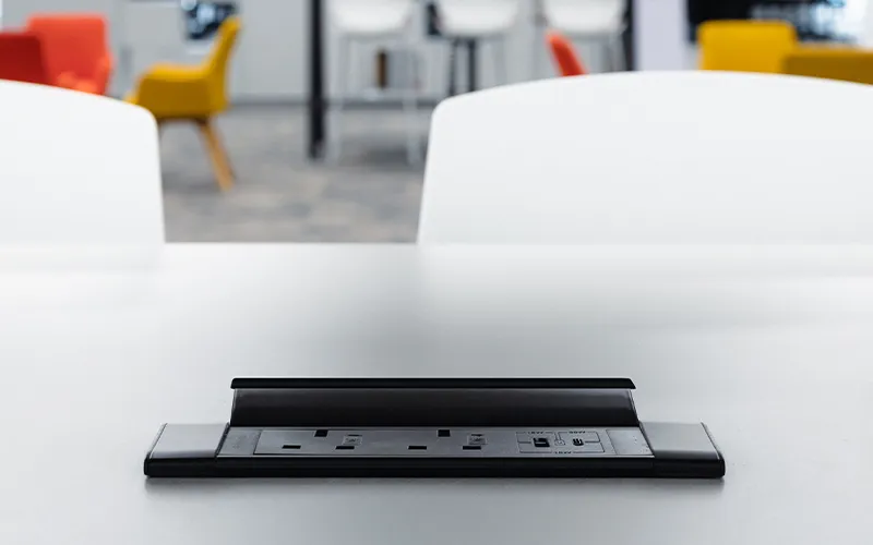 Desk in cover