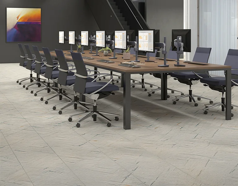 Dual Monitor Arm Rear View