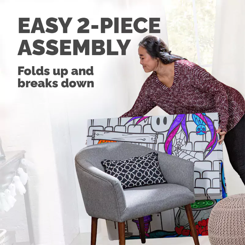 Easy 2 Piece Assembly