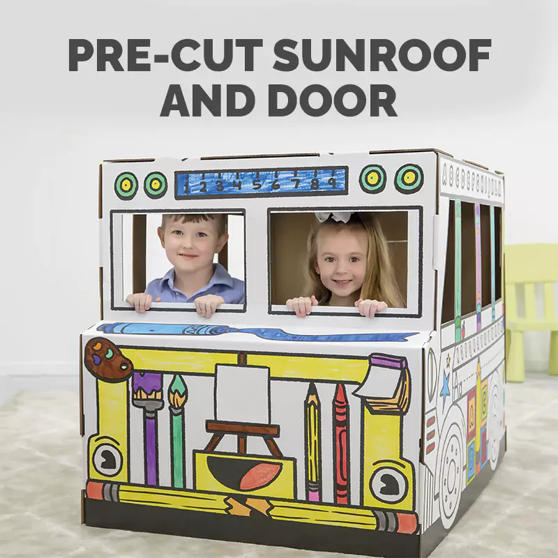 Pre-cut sun roof and door