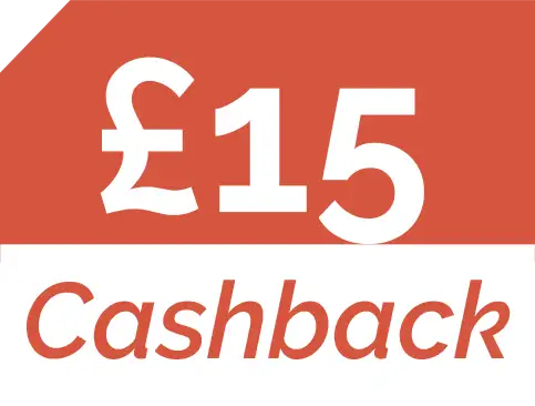 £15 Cashback