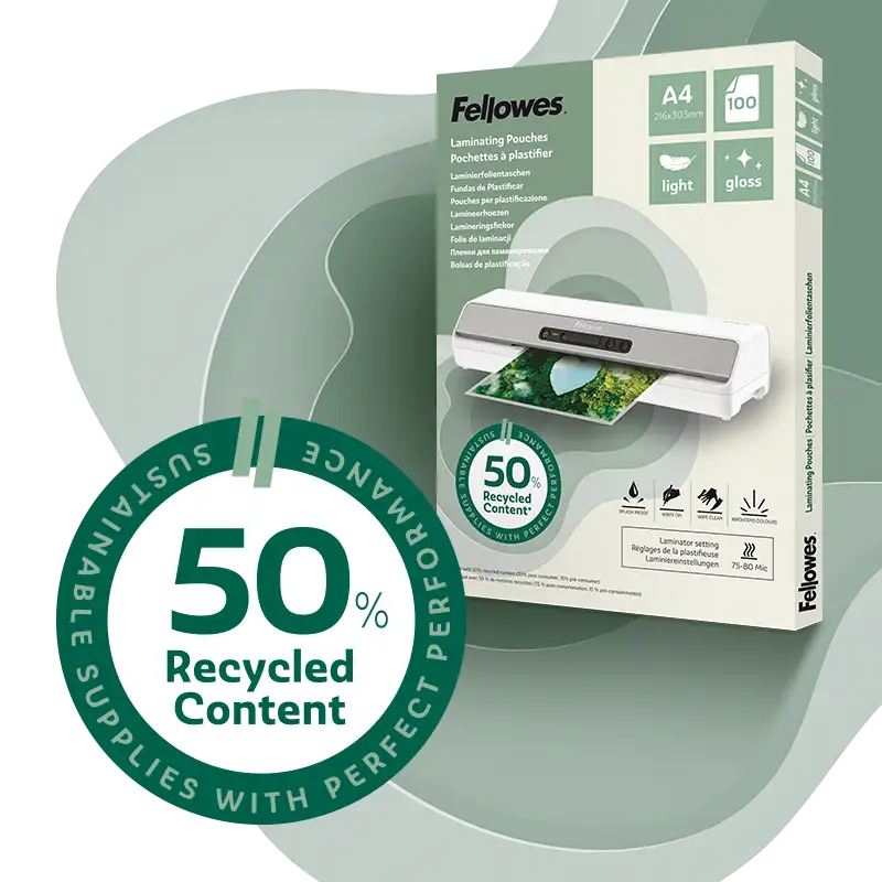 50% recycled content