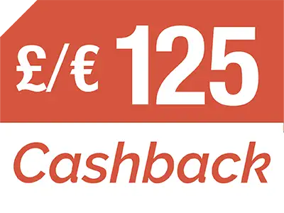 £125 Cash back offer