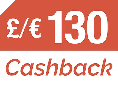 £130 Cash back offer