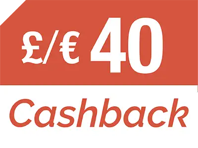 £40 Cashback