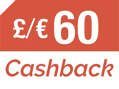 £60 Cash back offer
