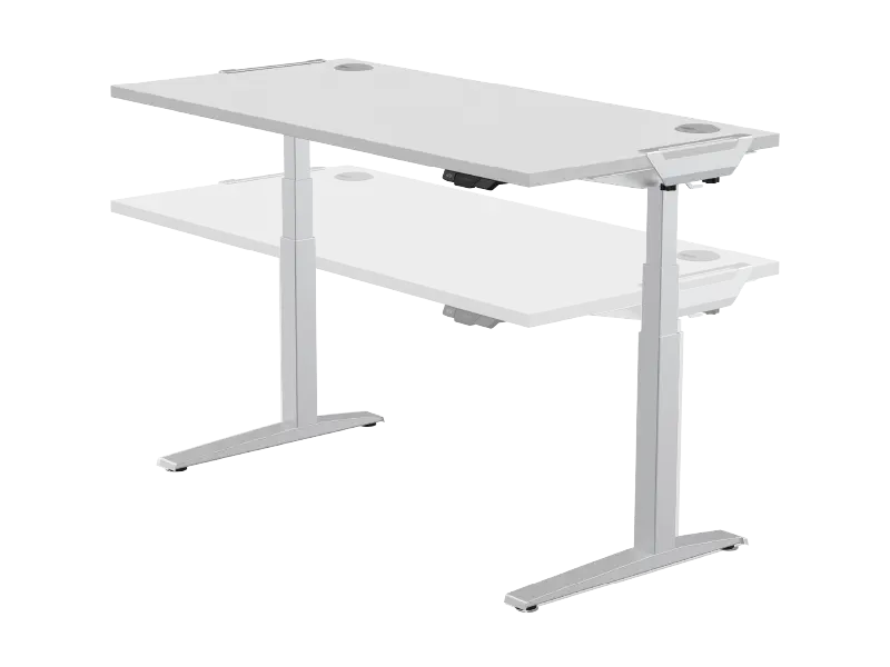 Image of a height adjustable desk