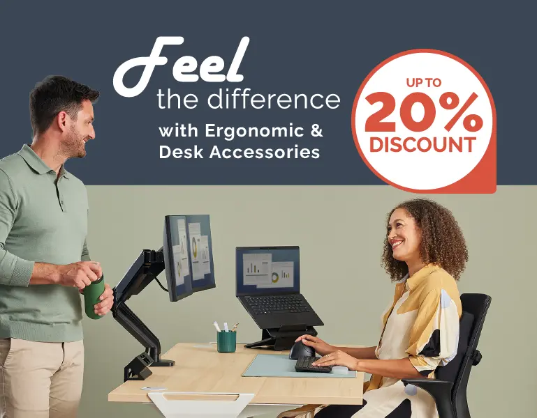 Feel the difference with Ergonomic & Desk Accessories