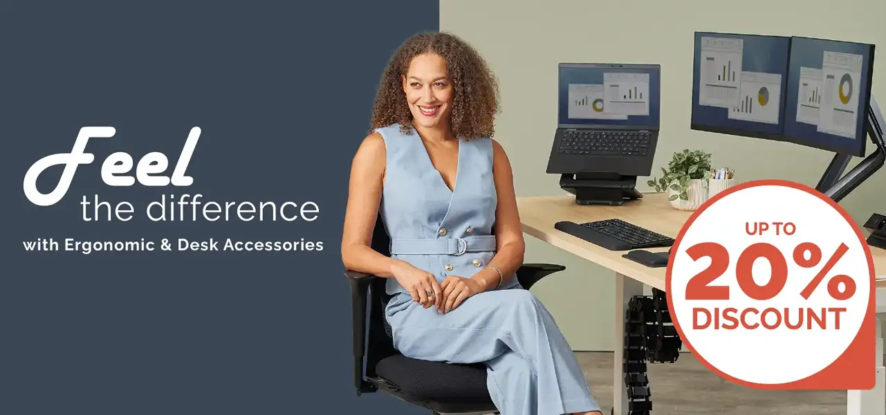 Feel the difference with Ergonomic & Desk Accessories