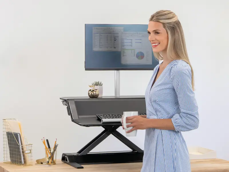 a size that suits the desk instead of dominating it 