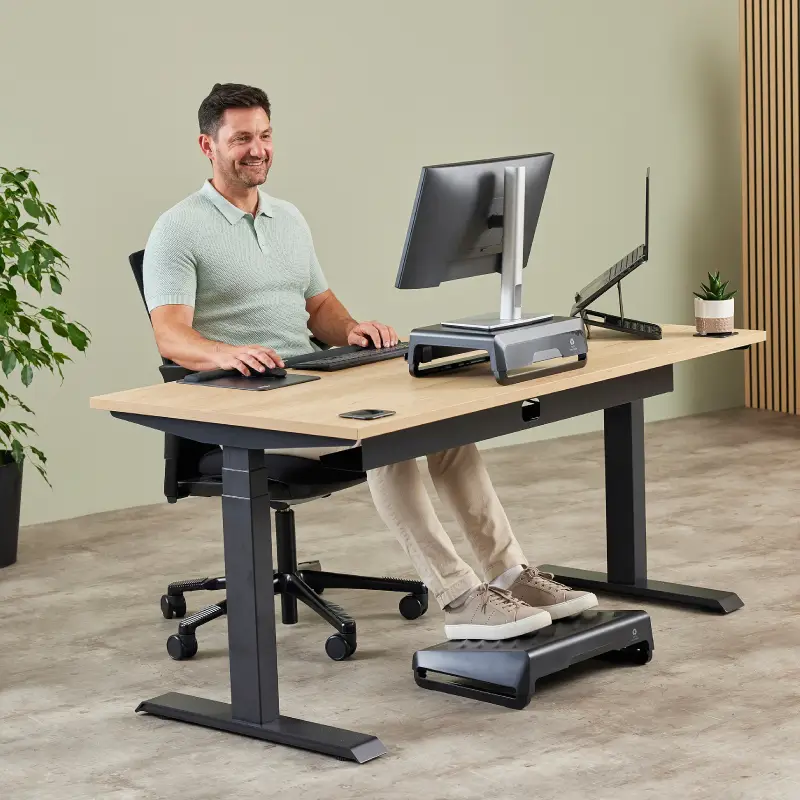 Advantages of sitting at your desk
