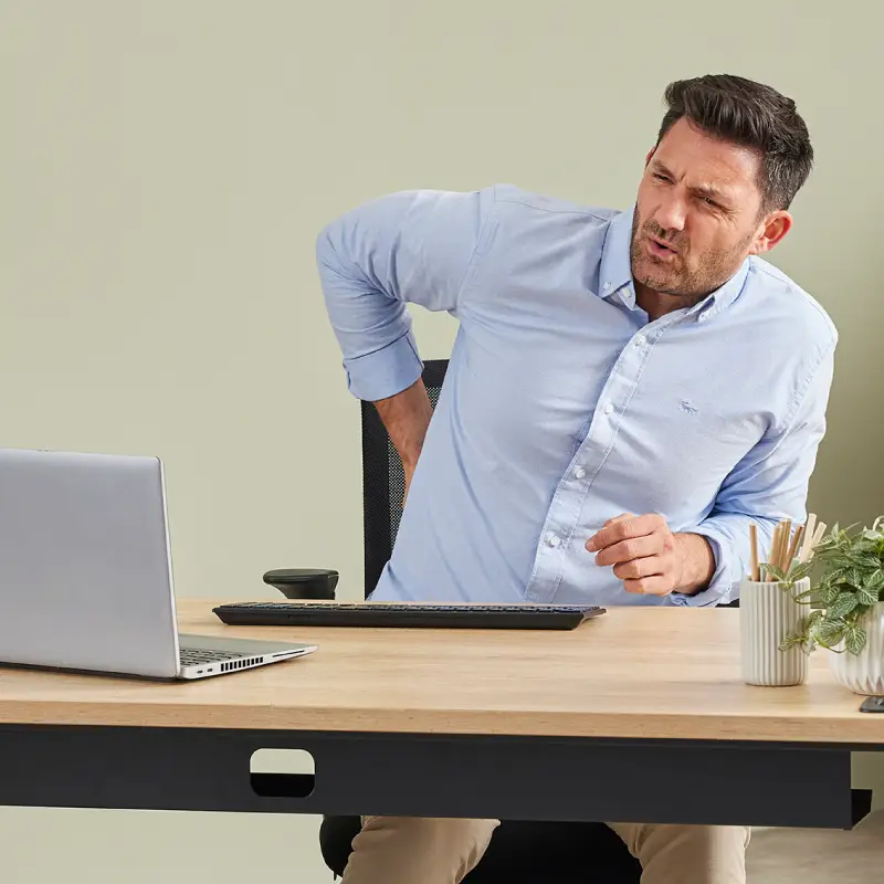 Disdvantages of sitting at your desk