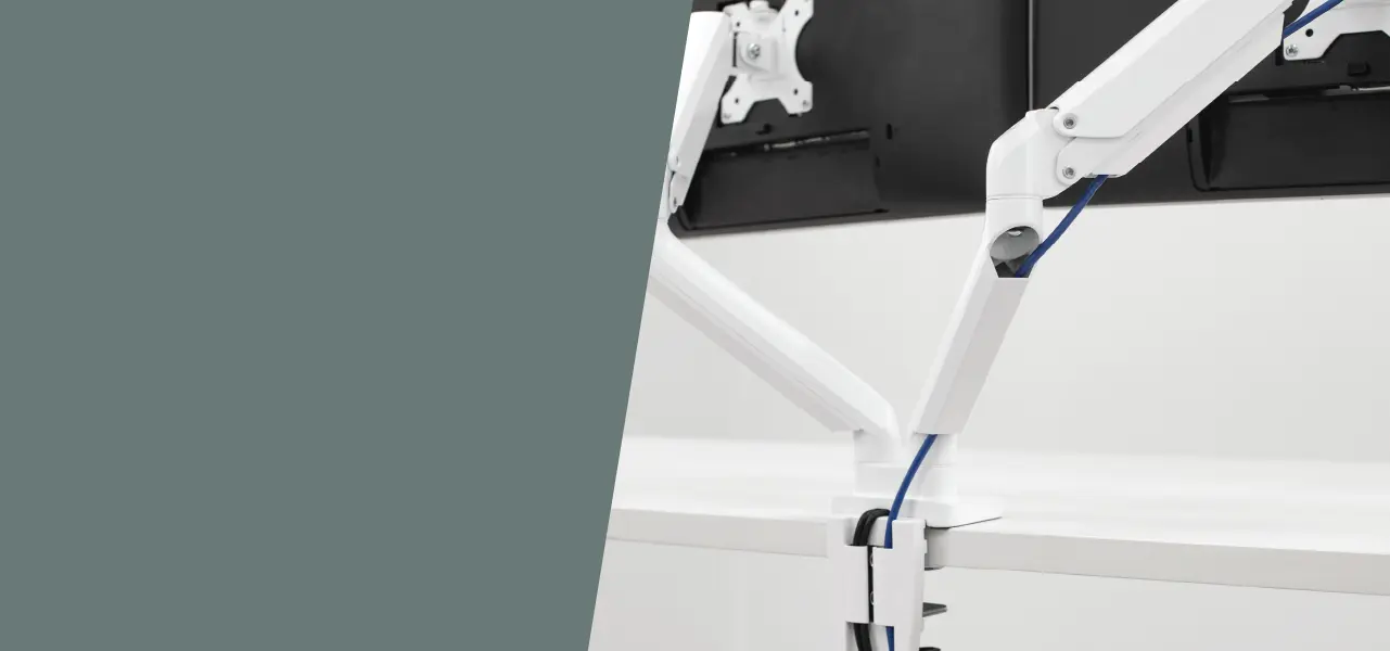 Dual Monitor Arm Rear View