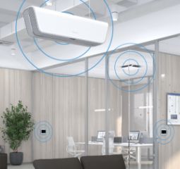 Image of Array Air Purifier hanging from ceiling