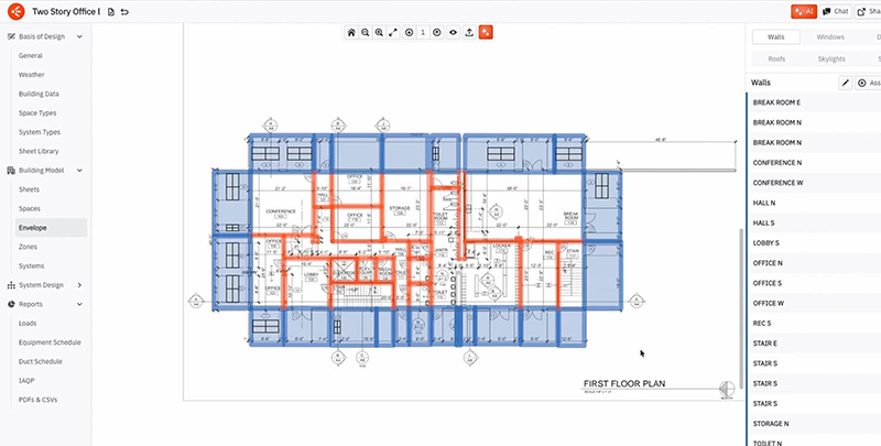 Image of the HVAKR Design software