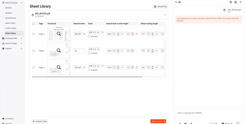 Image of the HVAKR Design software
