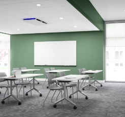 Image of the Array Recessed hanging in an office space