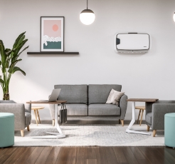 Image of the Array Wall & Stand in an office space