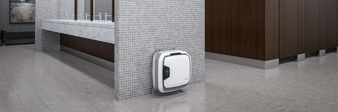 Image of the Array Wall device in a hopital bathroom