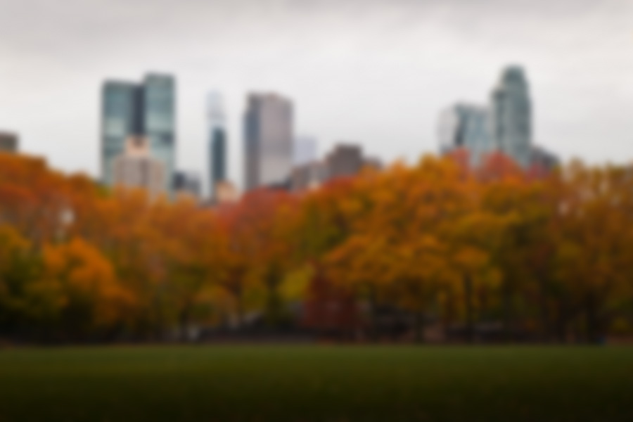 Blurred out image of a fakk landscape