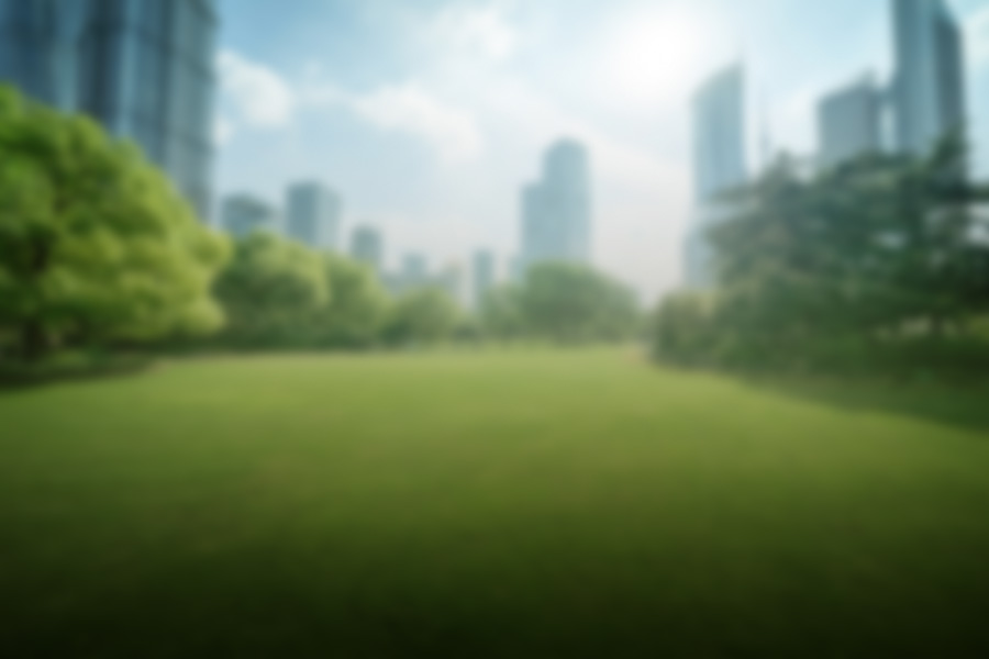 Blurred out image of a summer landscape