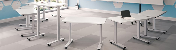Image of a Q-Crank Height Adjustable Table