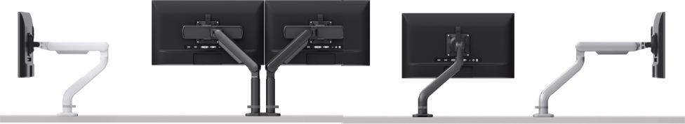 An image of the full Kata Monitor Arm Lineup