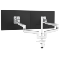 Image of a Rising Dual arm monitor mount