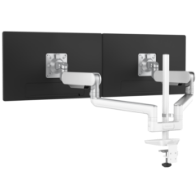 Image of a Rising Dual arm monitor mount