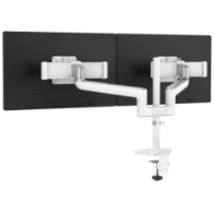 Image of a Rising Dual arm monitor mount