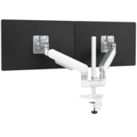 Image of a Rising Dual arm monitor mount