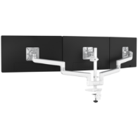 Image of a Rising Triple arm monitor mount