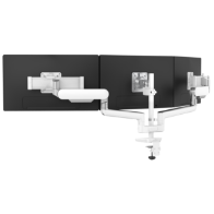 Image of a Rising Triple arm monitor mount