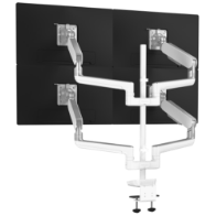 Image of a Rising Triple arm monitor mount