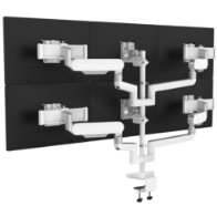 Image of a Rising Triple arm monitor mount