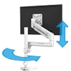 Icon of an up arrow and down arrow separated by a line