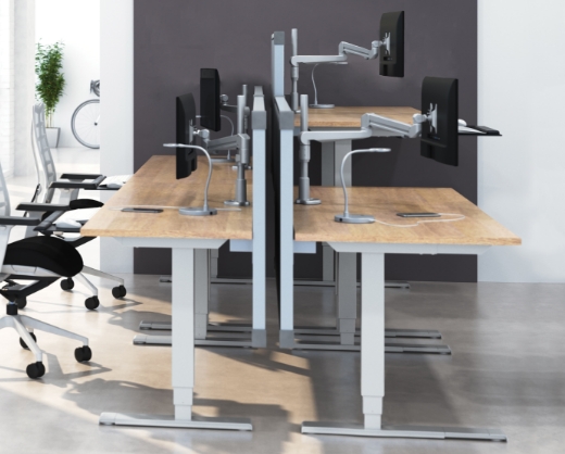 Image of multiple All-Flex tables in an office