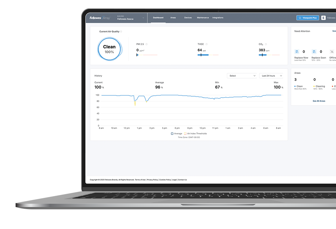 Image of a laptop with the Viewpoint software
