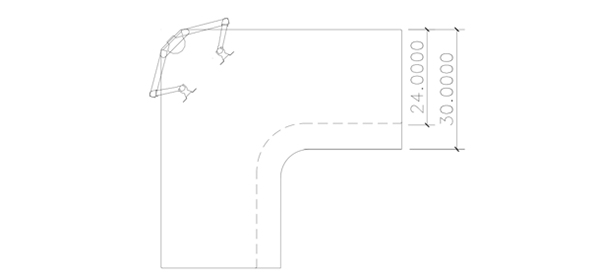 Image of Mounting Setup on Deep Worksurface