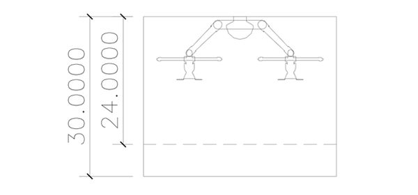 Image of Mounting Setup on a Shallow Worksurface