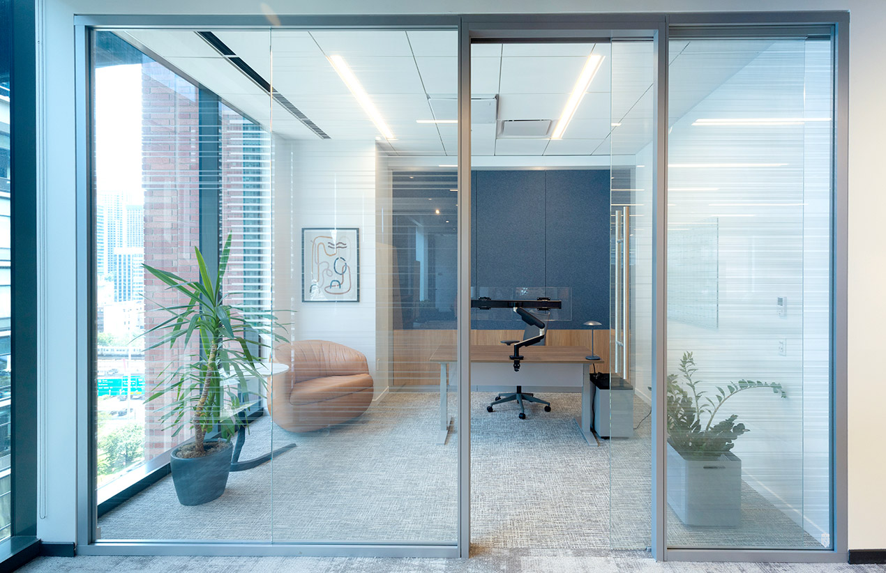 an empty office