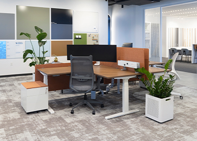 Image of a showroom office space