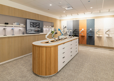 Image of a showroom office space
