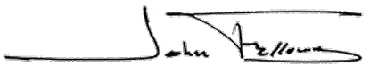 image of John's signature