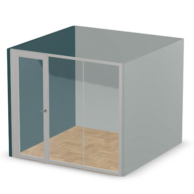 10' Framed Front and Swing Door